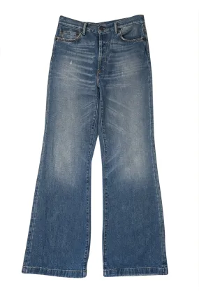 Acne Studios - Medium Wash Wide Leg Jeans Sz 10