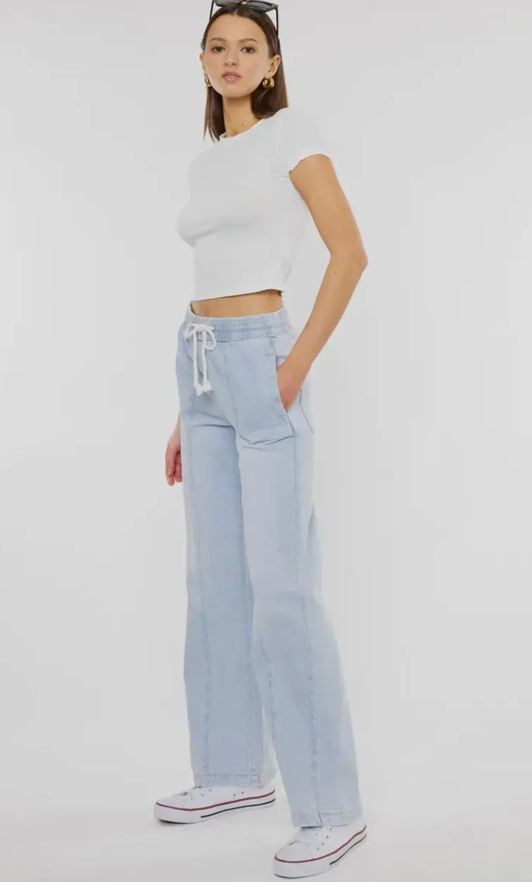 Alina Ultra High Rise Wide Leg Jeans