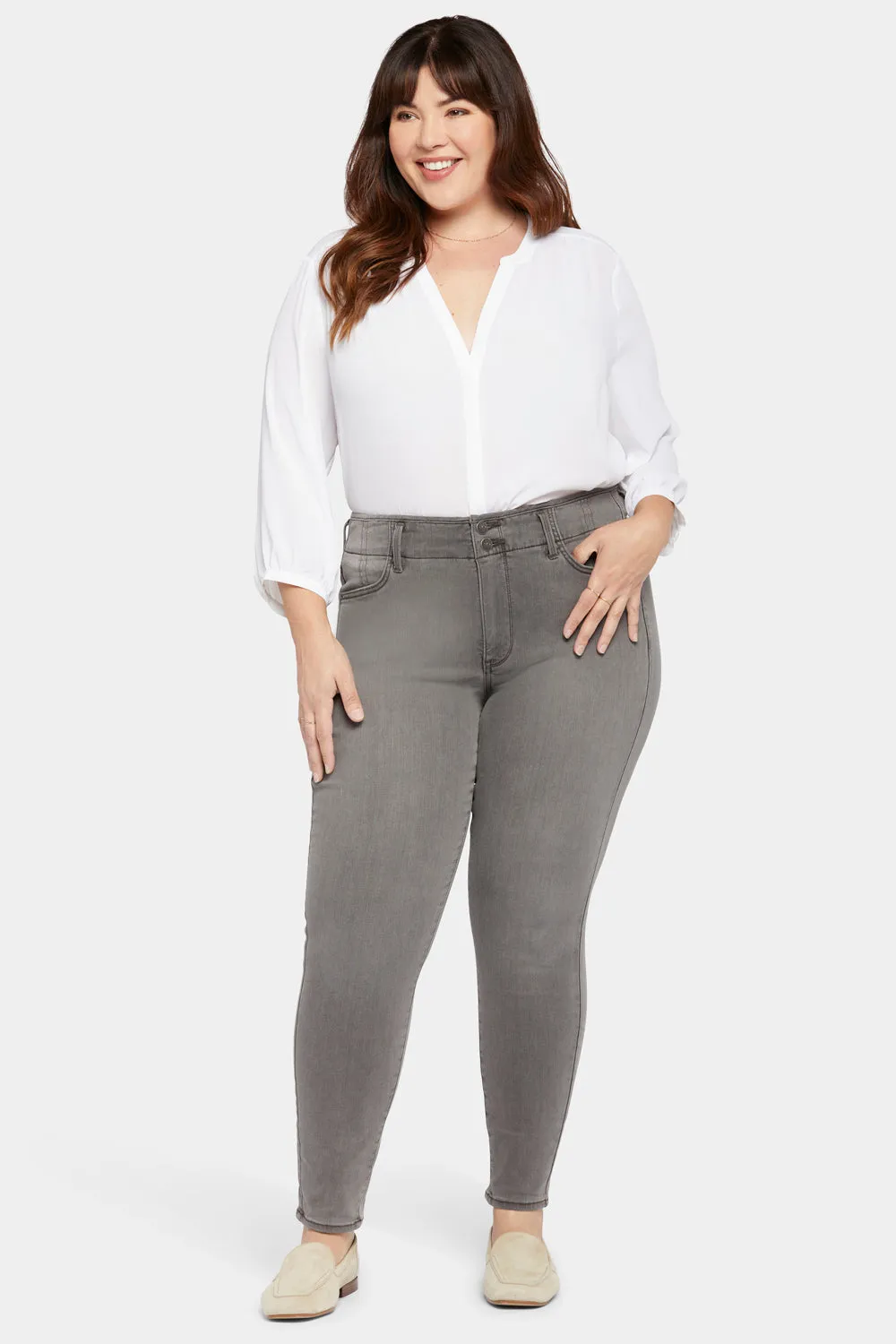 Ami Skinny Jeans In Plus Size - Smokey Mountain