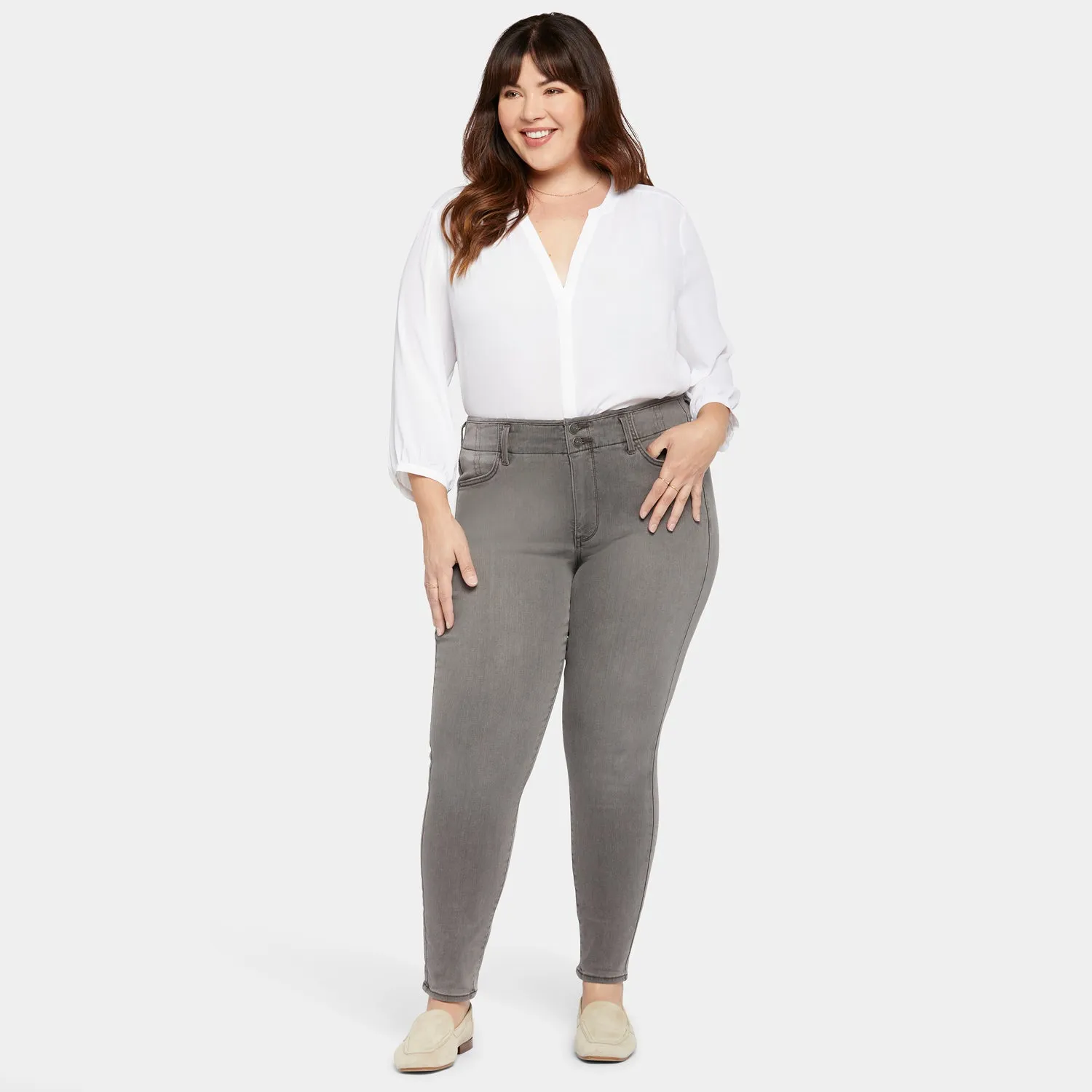 Ami Skinny Jeans In Plus Size - Smokey Mountain