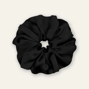 Black Satin Scrunchie