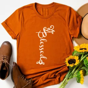 Blessed Ornamental Design Autumn T-Shirt