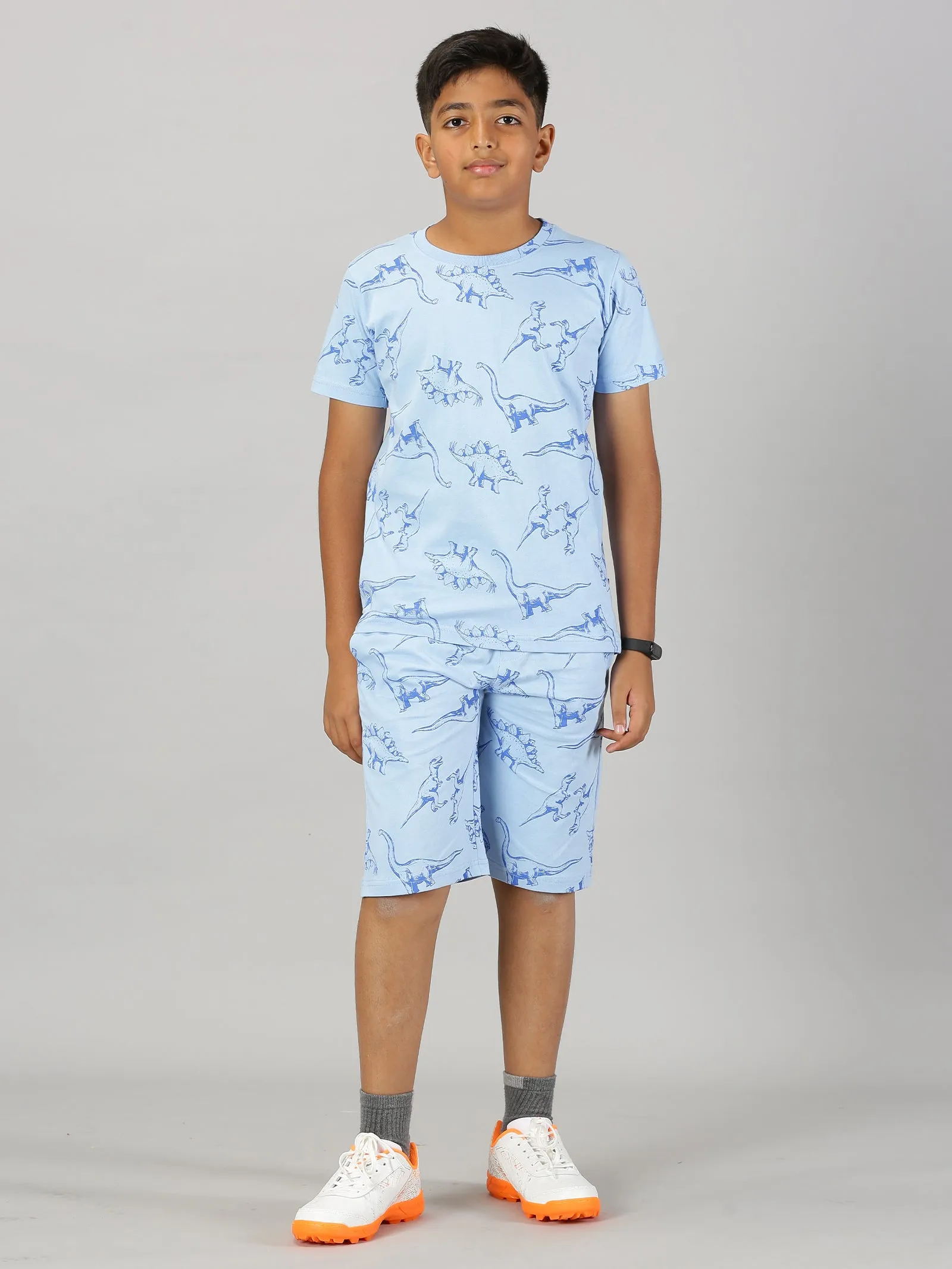 Boys AOP Tee & Shorts Co-Ord Set