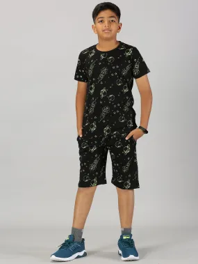 Boys AOP Tee & Shorts Co-Ord Set