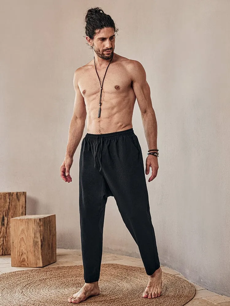 Breathable Linen Blend Pants