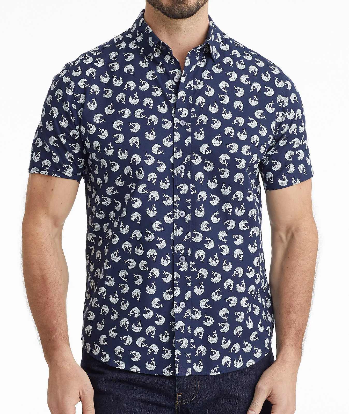 Classic Cotton Short-Sleeve Pinon Shirt