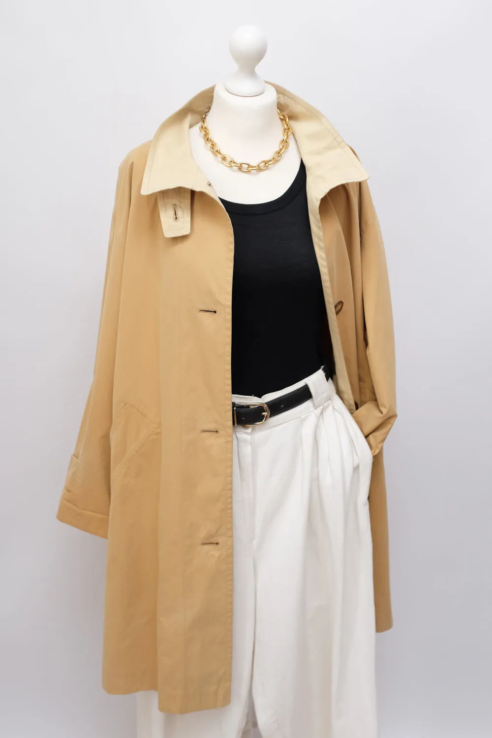 COTTON SAND SUMMER TRENCH