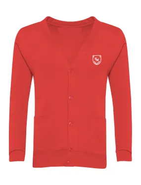 English Martyrs Catholic Primary School Red Cardigan