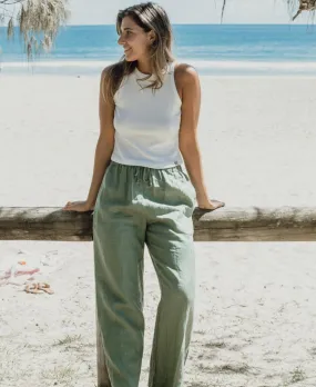 Gigi Linen Pant | Fern