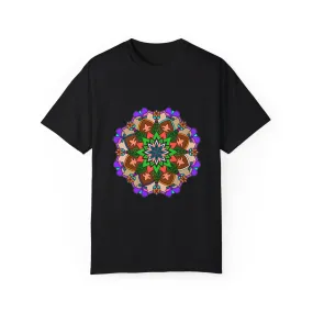 Hand-Drawn Mandala T-Shirt - 100% Cotton - Unisex