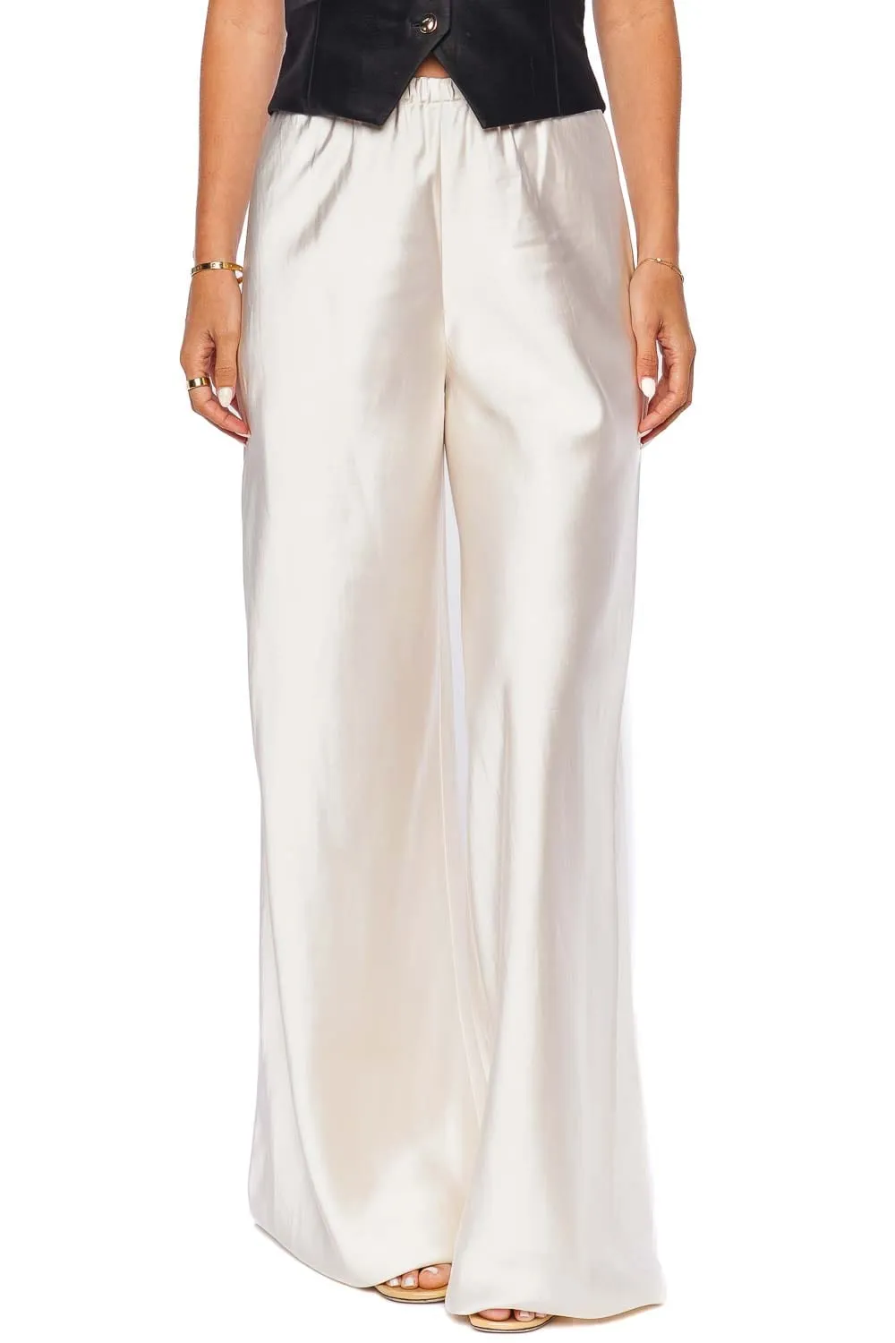 Harmony Milk Bias Wide Leg Pant