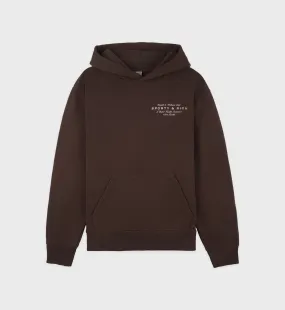 Health Initiative Hoodie - Chocolate/Cream