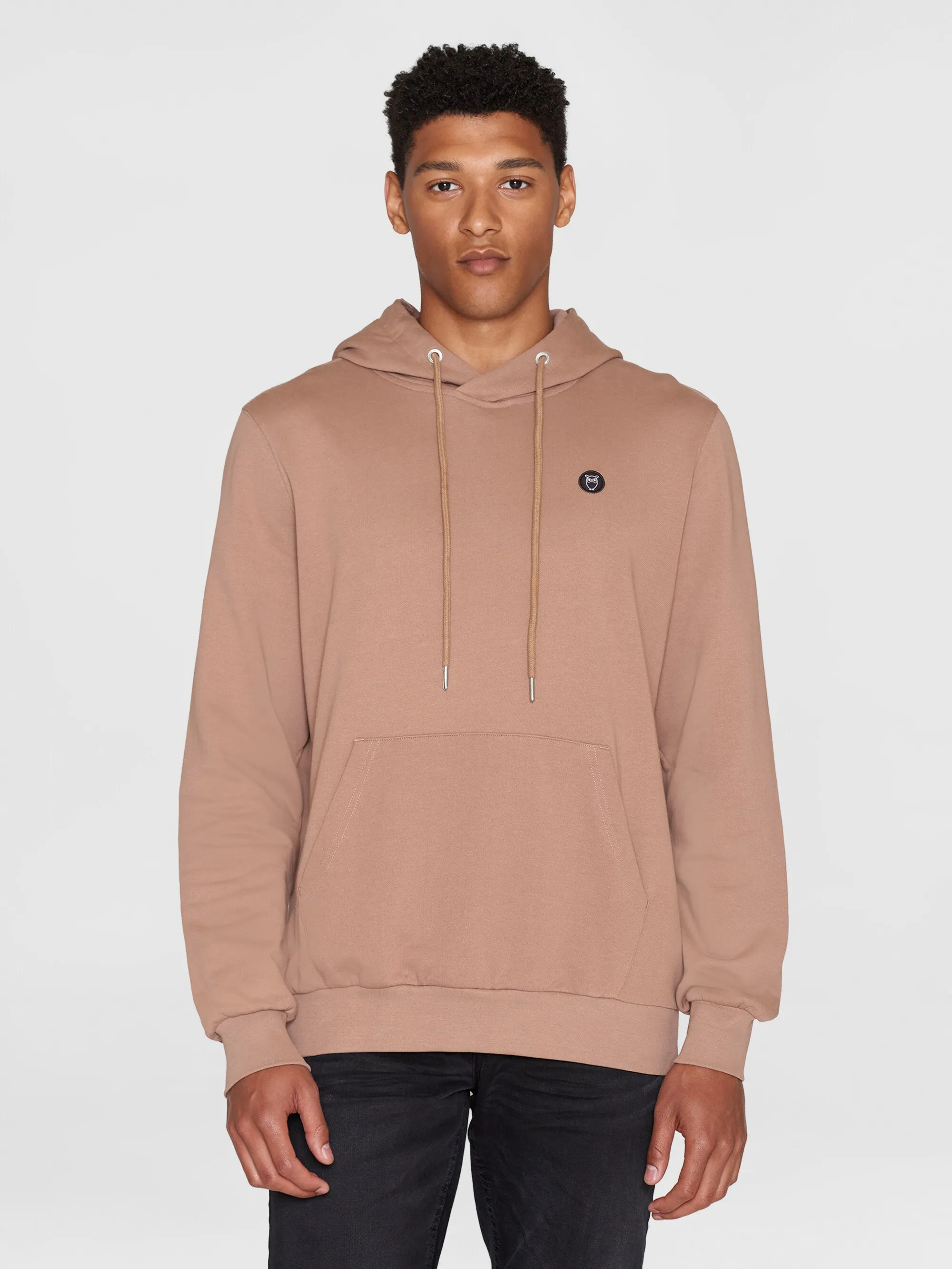 Hood basic badge sweat - Chocolate Malt