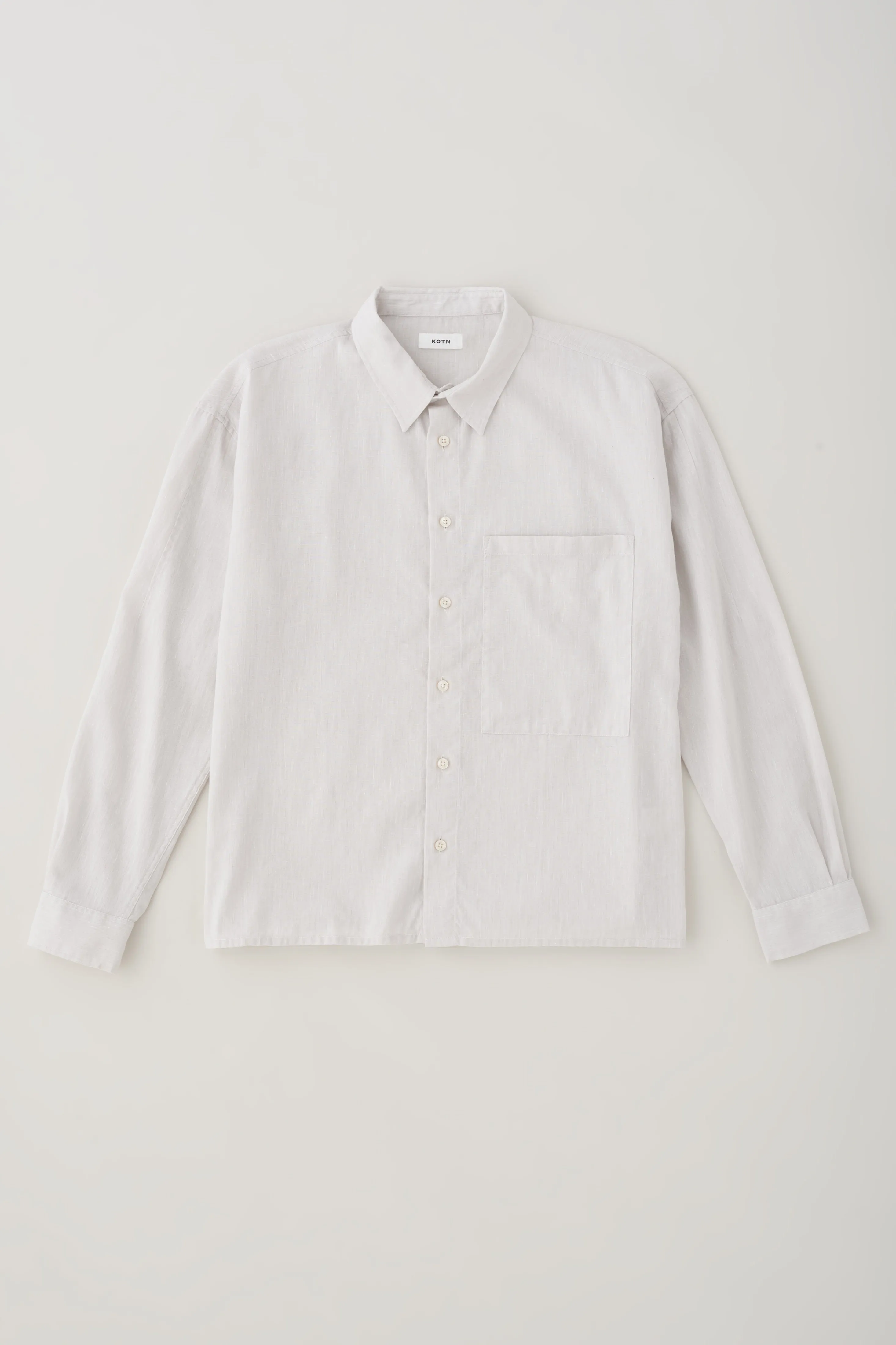 Men’s Cairo Linen Shirt in Natural