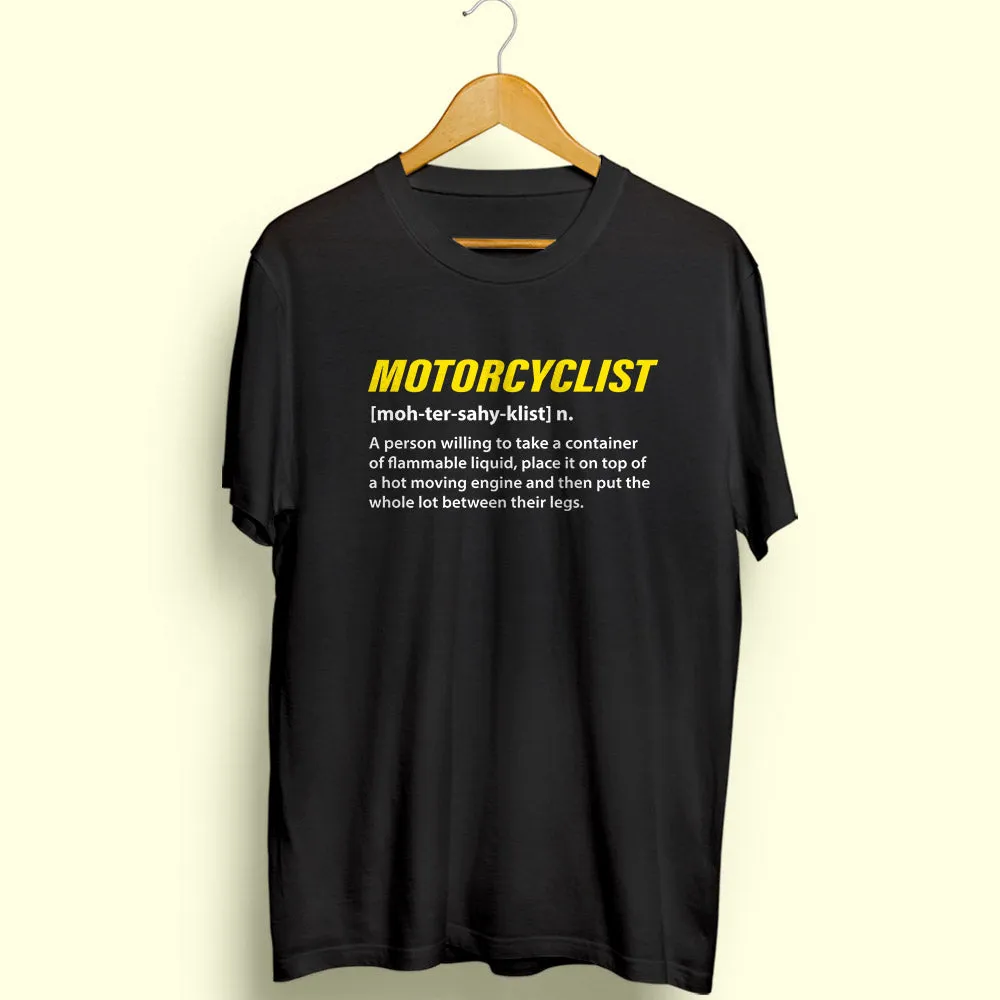 Motorcyclist Half Sleeve T-Shirt