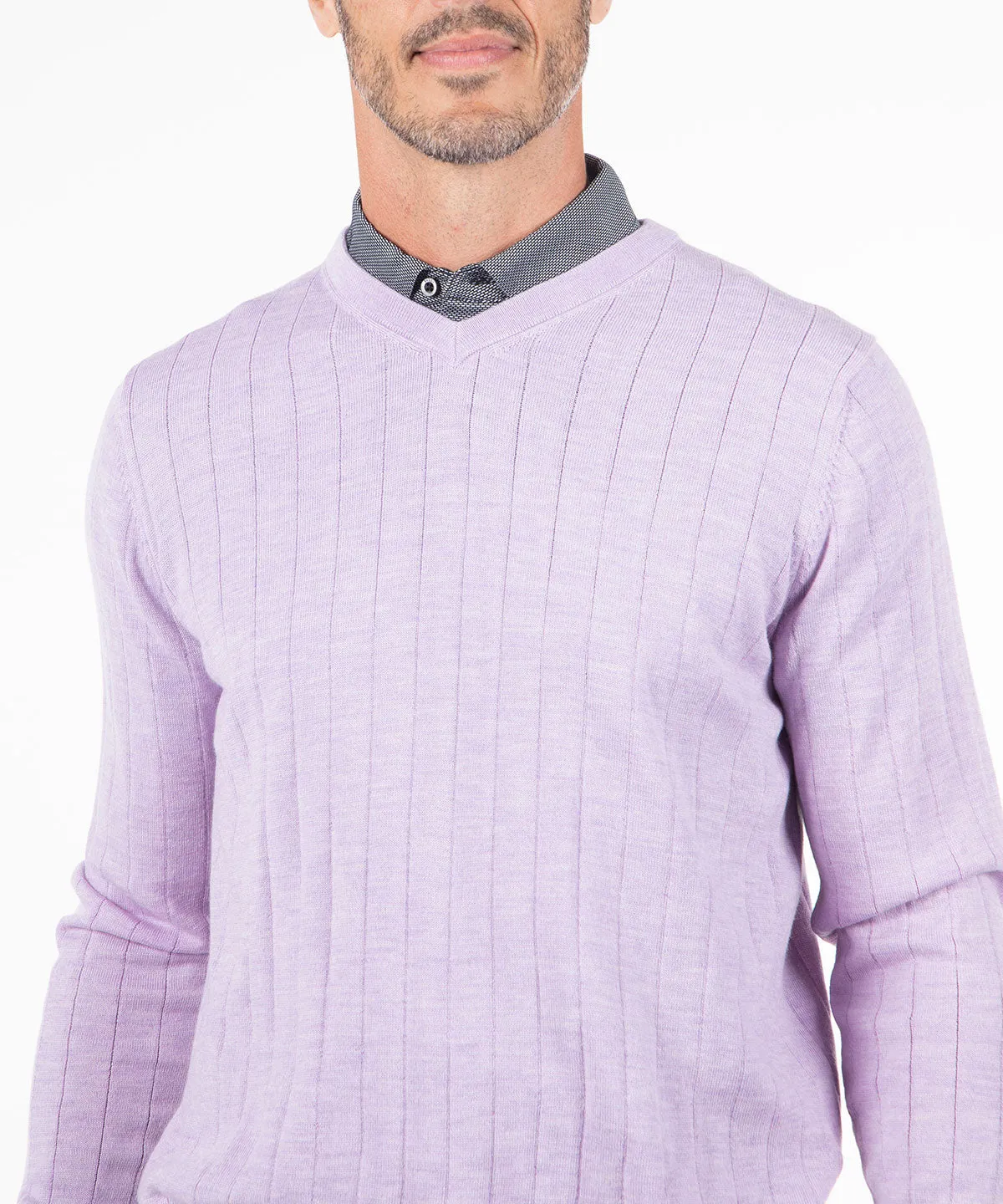 Signature Merino V-neck Pullover Sweater