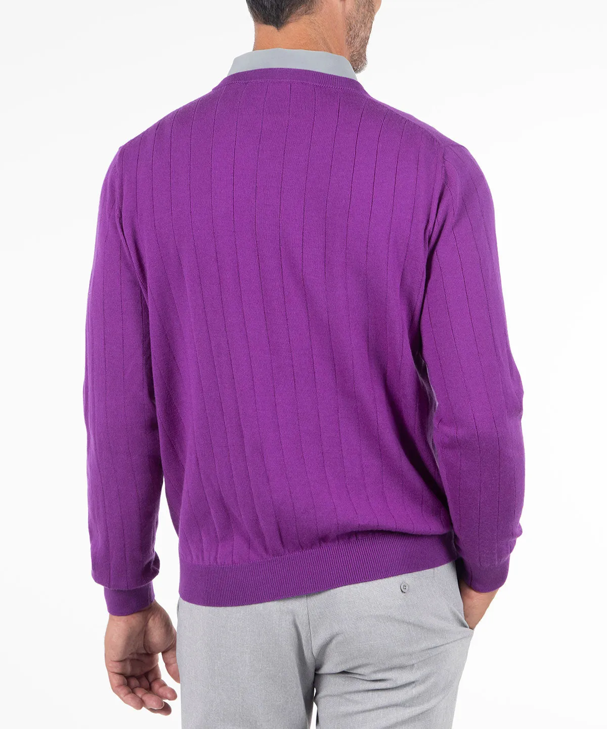 Signature Merino V-neck Pullover Sweater