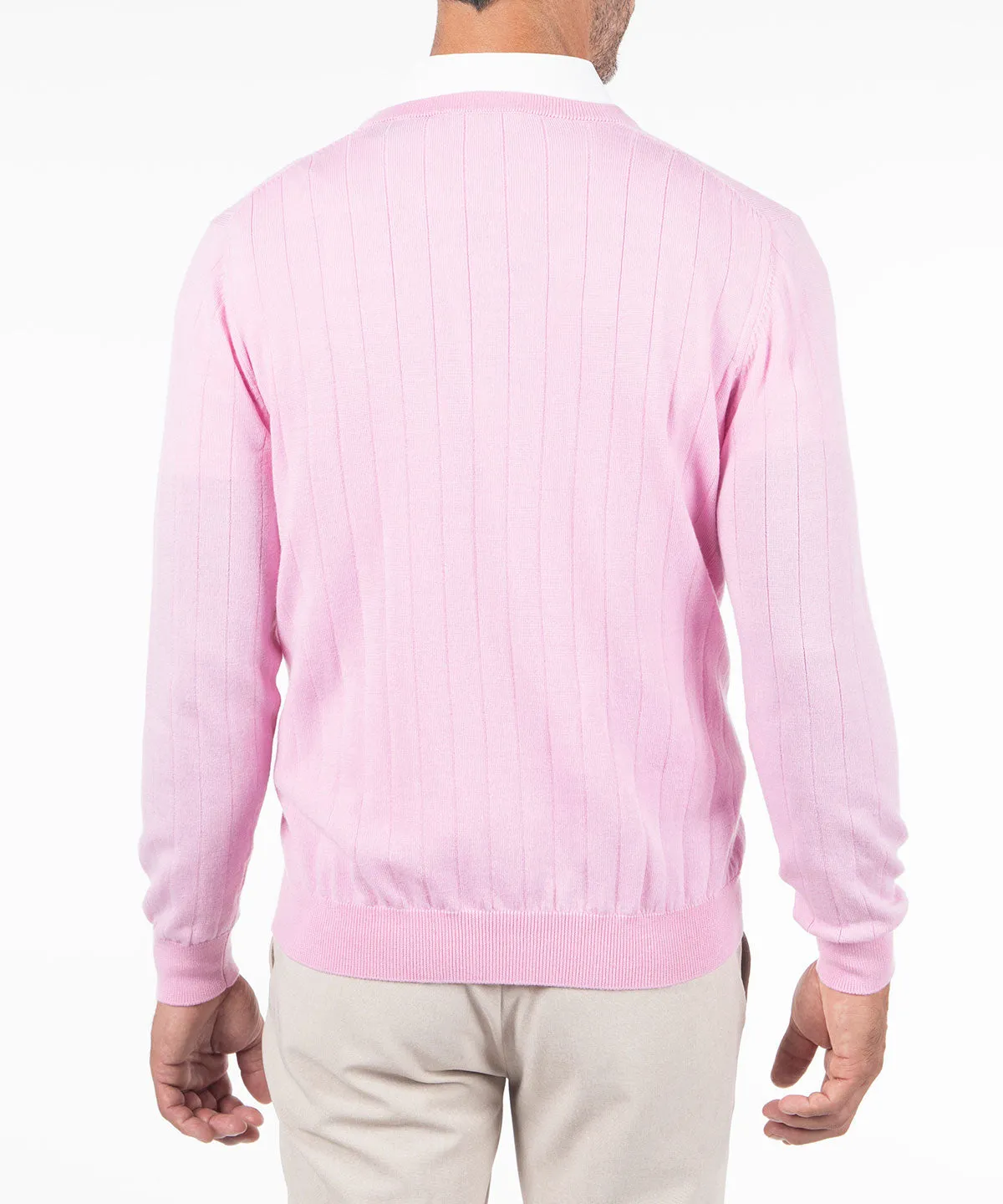 Signature Merino V-neck Pullover Sweater