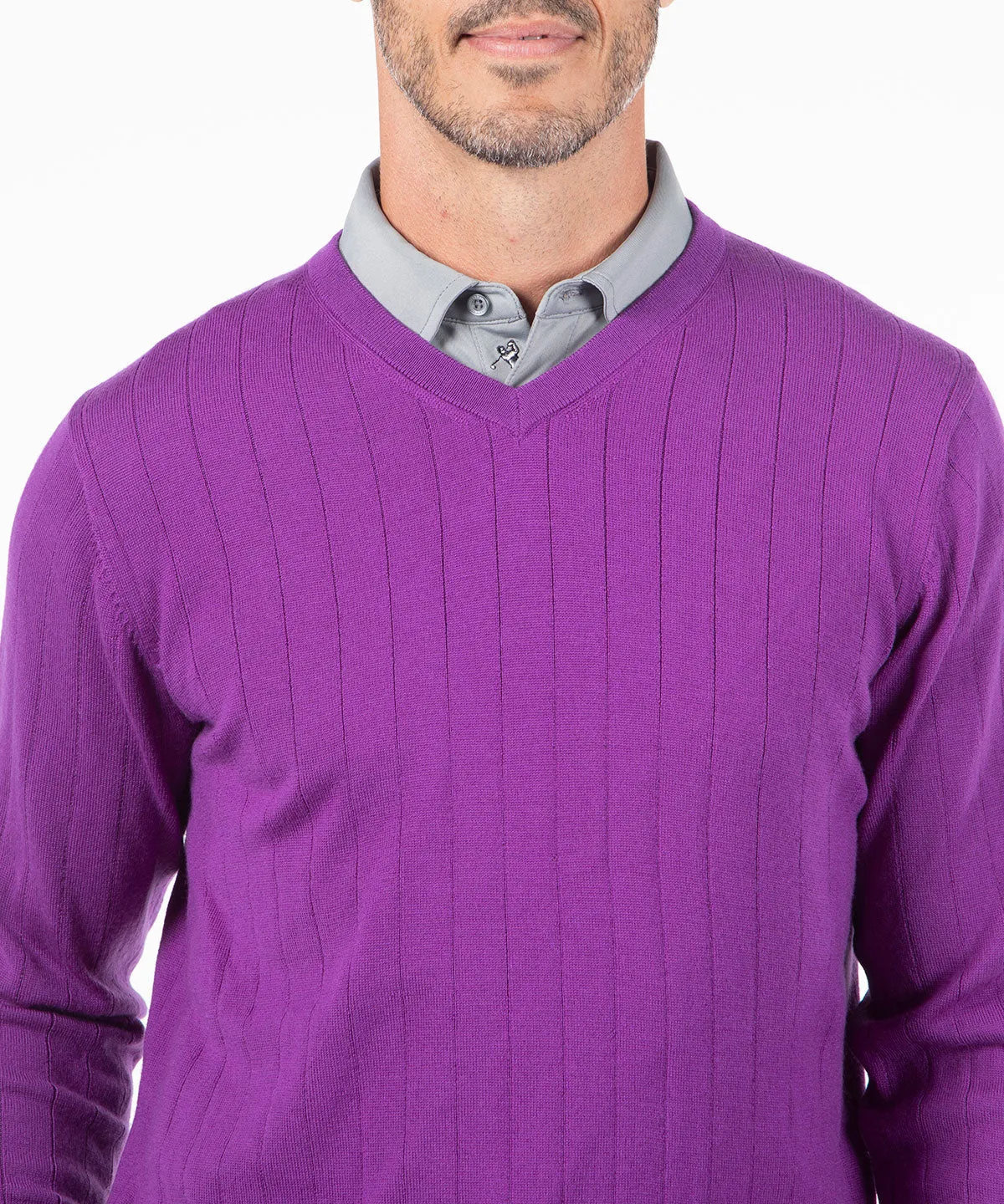 Signature Merino V-neck Pullover Sweater