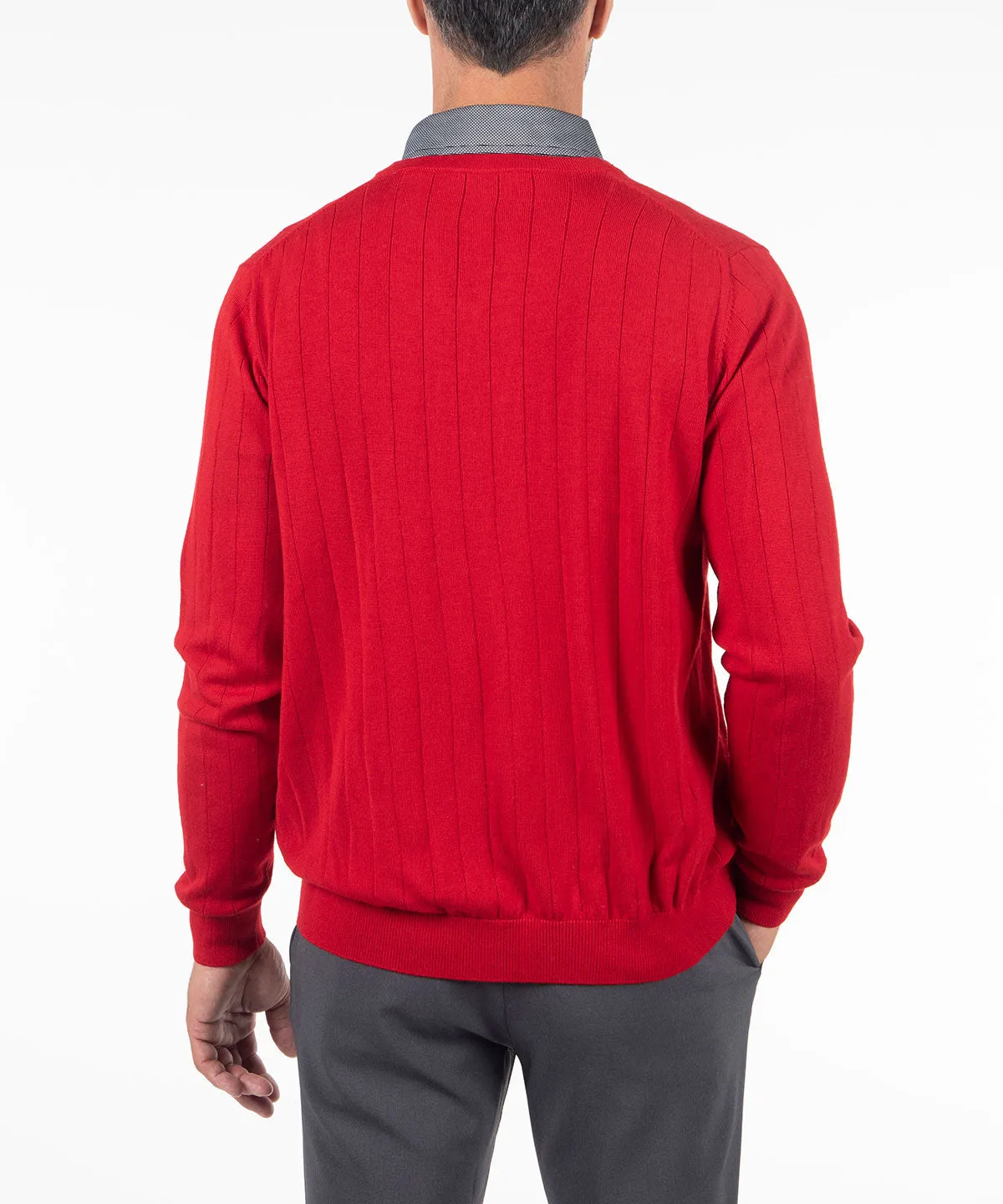 Signature Merino V-neck Pullover Sweater