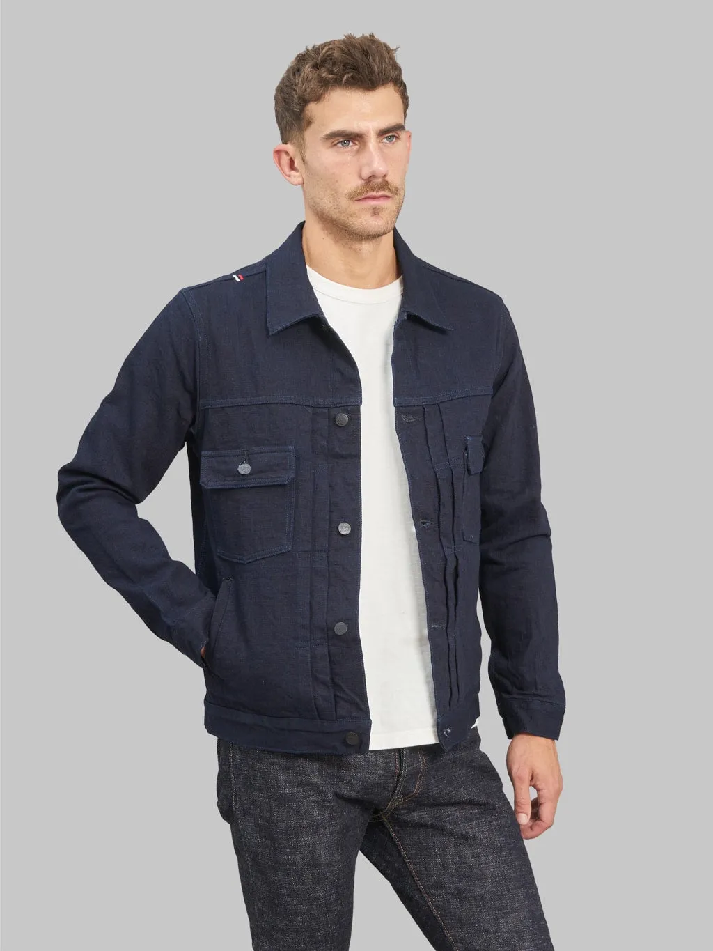 Tanuki "Indigo x Indigo" 15oz Type II Jacket