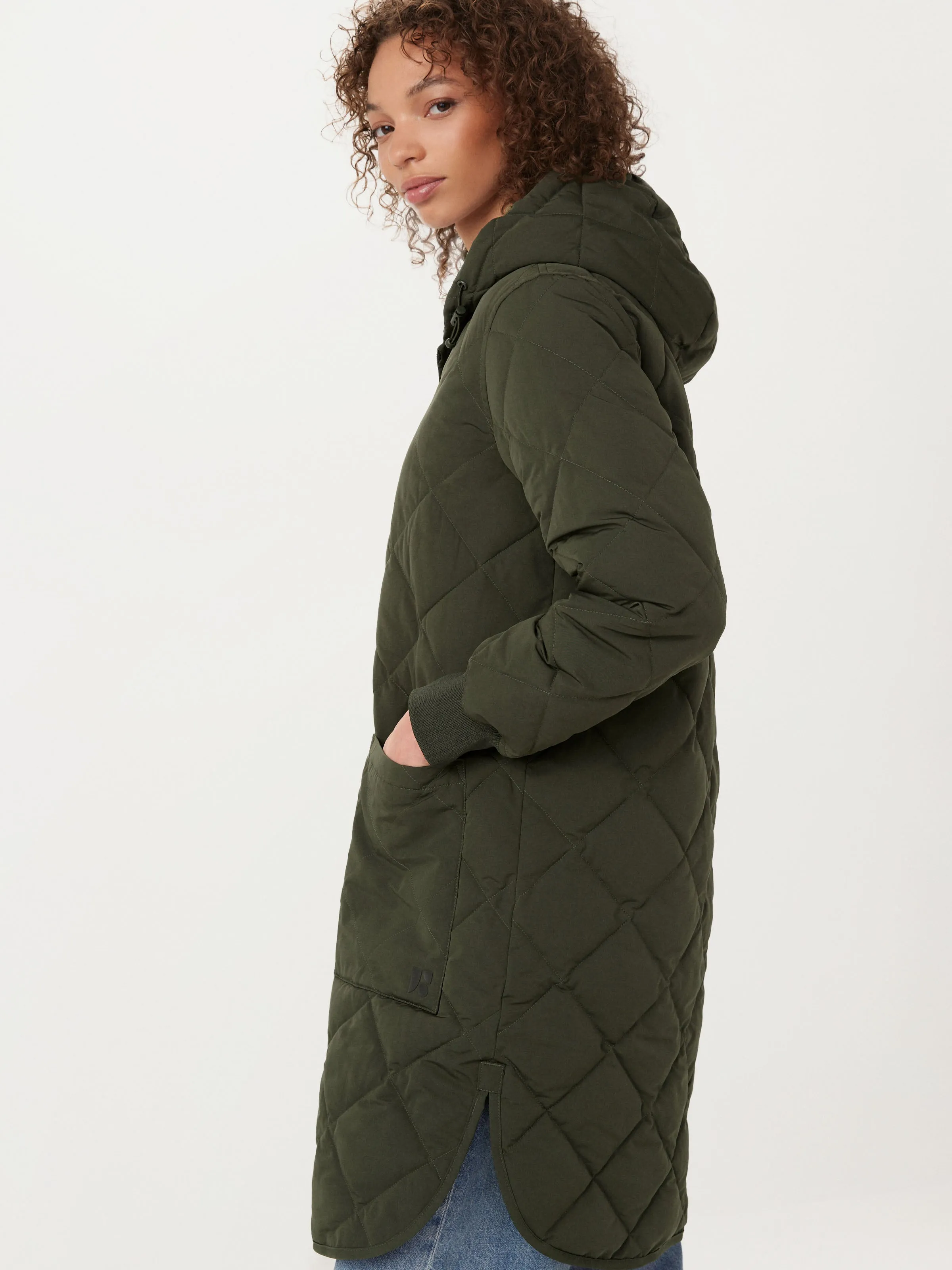 The Skyline Maxi Hooded Coat in Rosin